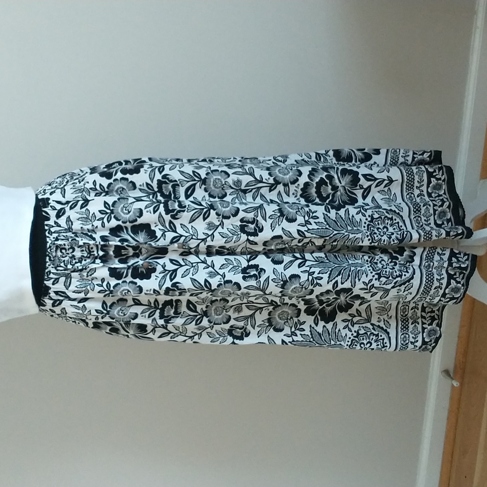 Rachel Zoe Floral Print Wide Leg Women's Pants. Size/ 1X